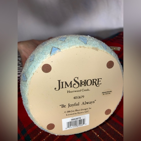 Jim Shore Heartwood Creek Collection Victorian Snowman "Be Joyful Always" - Picture 6 of 9